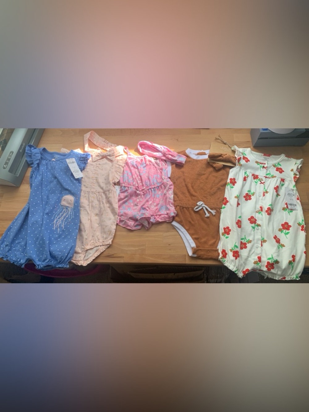 17 Total - Large Bundle of Little Girls Rompers- see all pictures - Picture 3 of 6